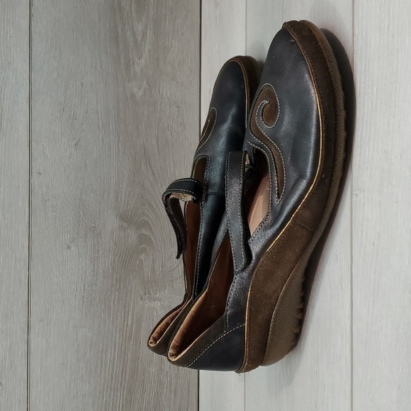 Naot Womens Leather Comfort Mary Jane Clogs shoes sz 40/9 - Picture 2 of 12